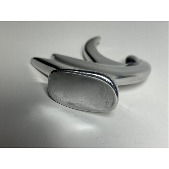 Hoselton Aluminum Abstract Dancer sculpture 3 1/2" tall light scratches - Picture 8 of 8